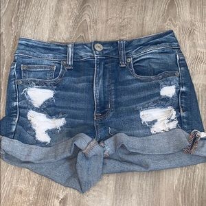 denim shorts